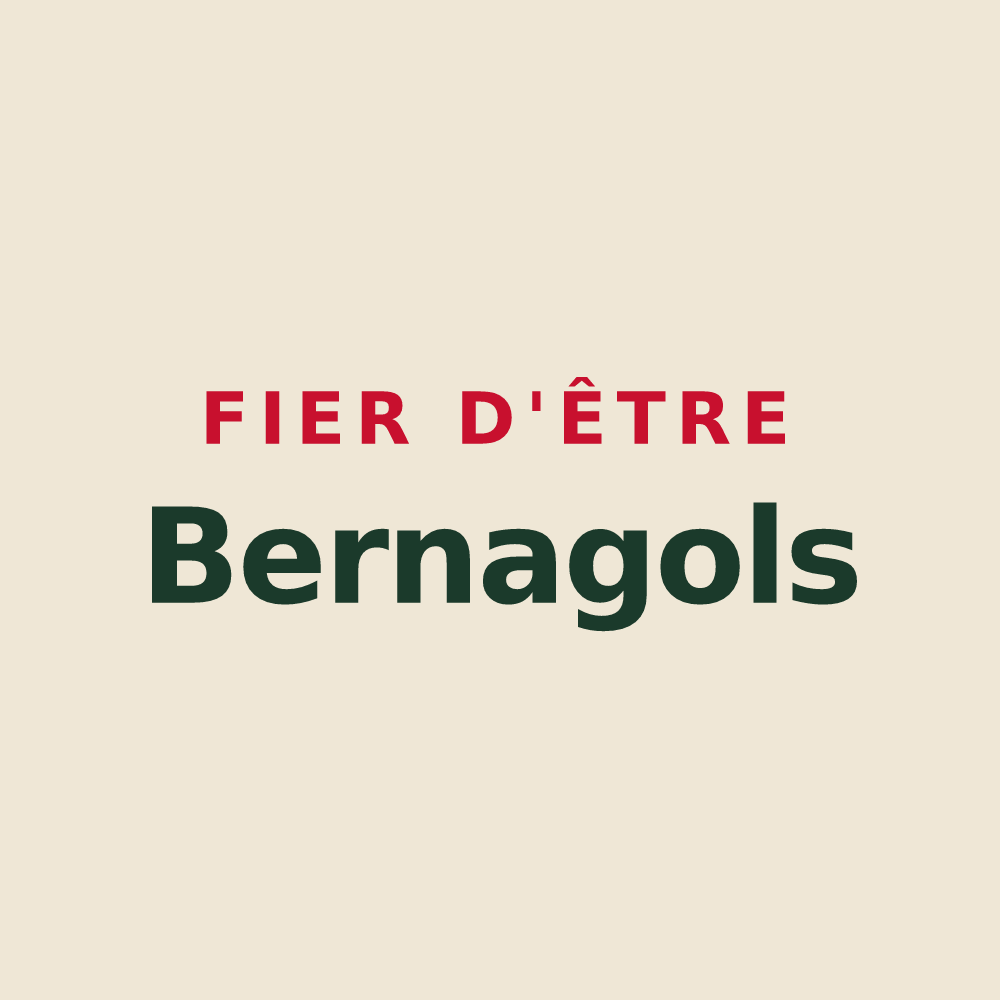 Tote bag « Fier d'être Bernagols » — design pour Marnhagues-et-Latour