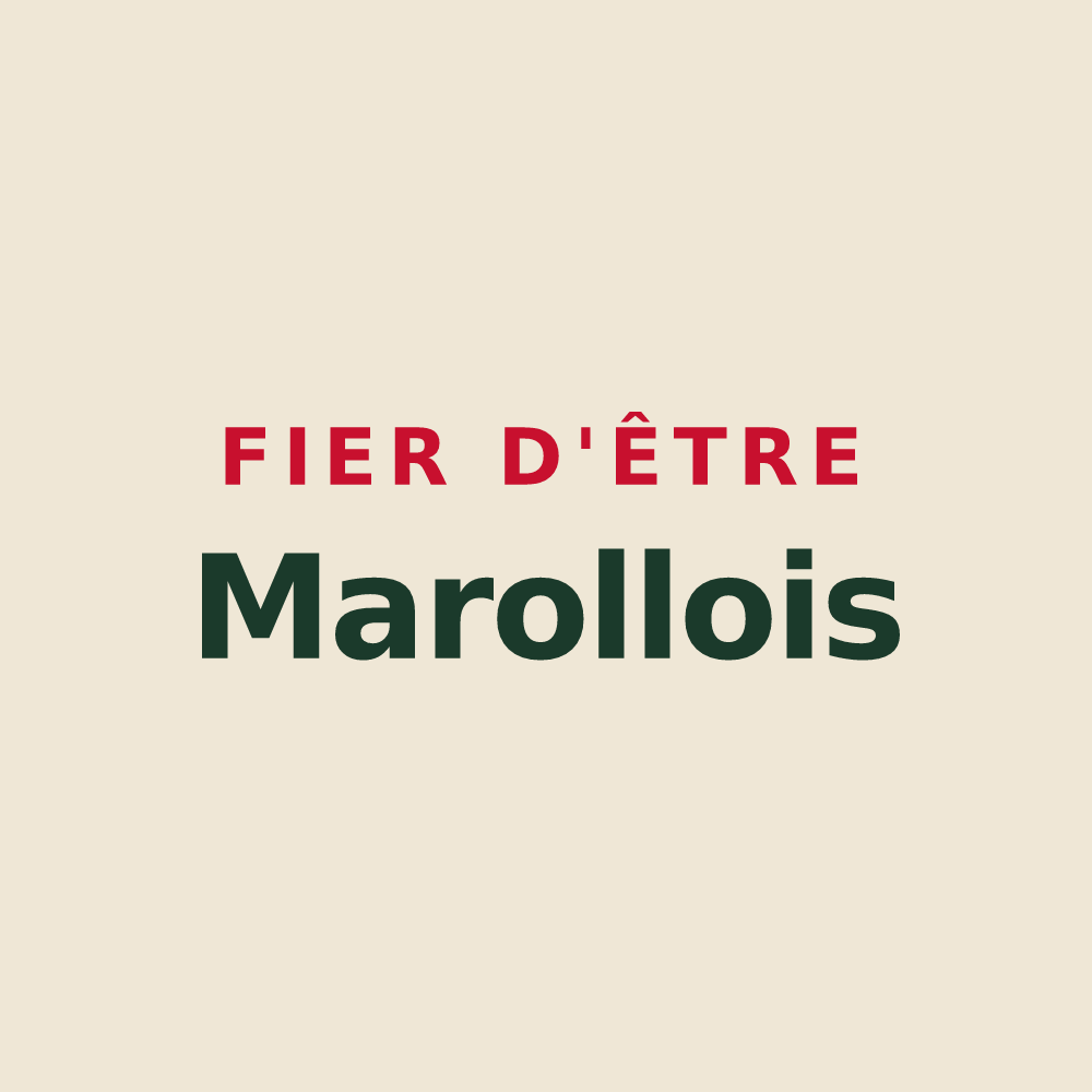 Tote bag « Fier d'être Marollois » — design pour Marolles-sous-Lignières