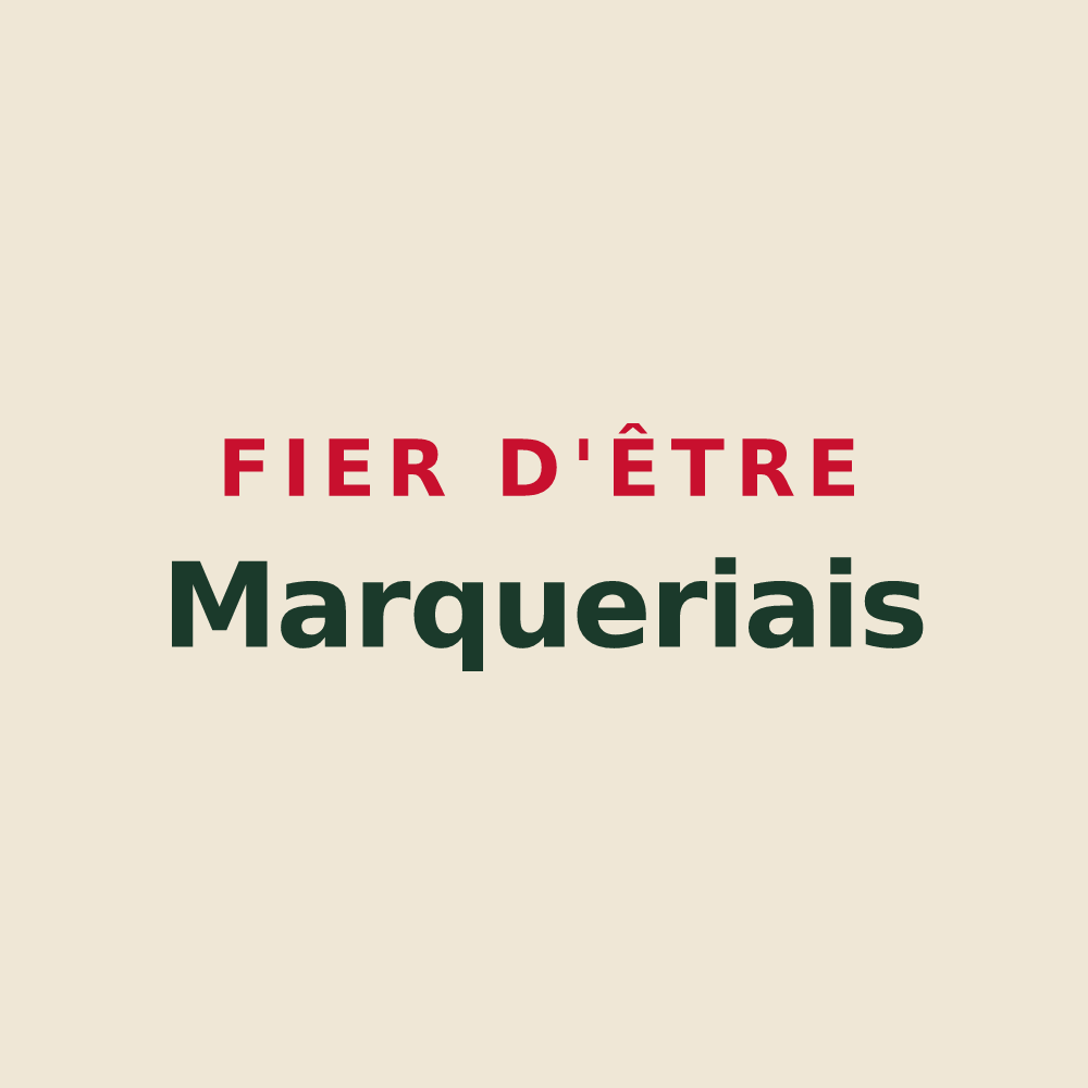 Tote bag « Fier d'être Marqueriais » — design pour Marquerie