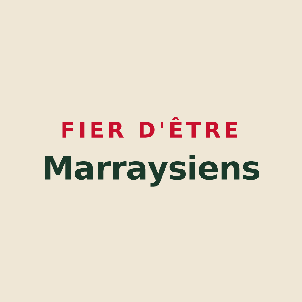 Tote bag « Fier d'être Marraysiens » — design pour Marray