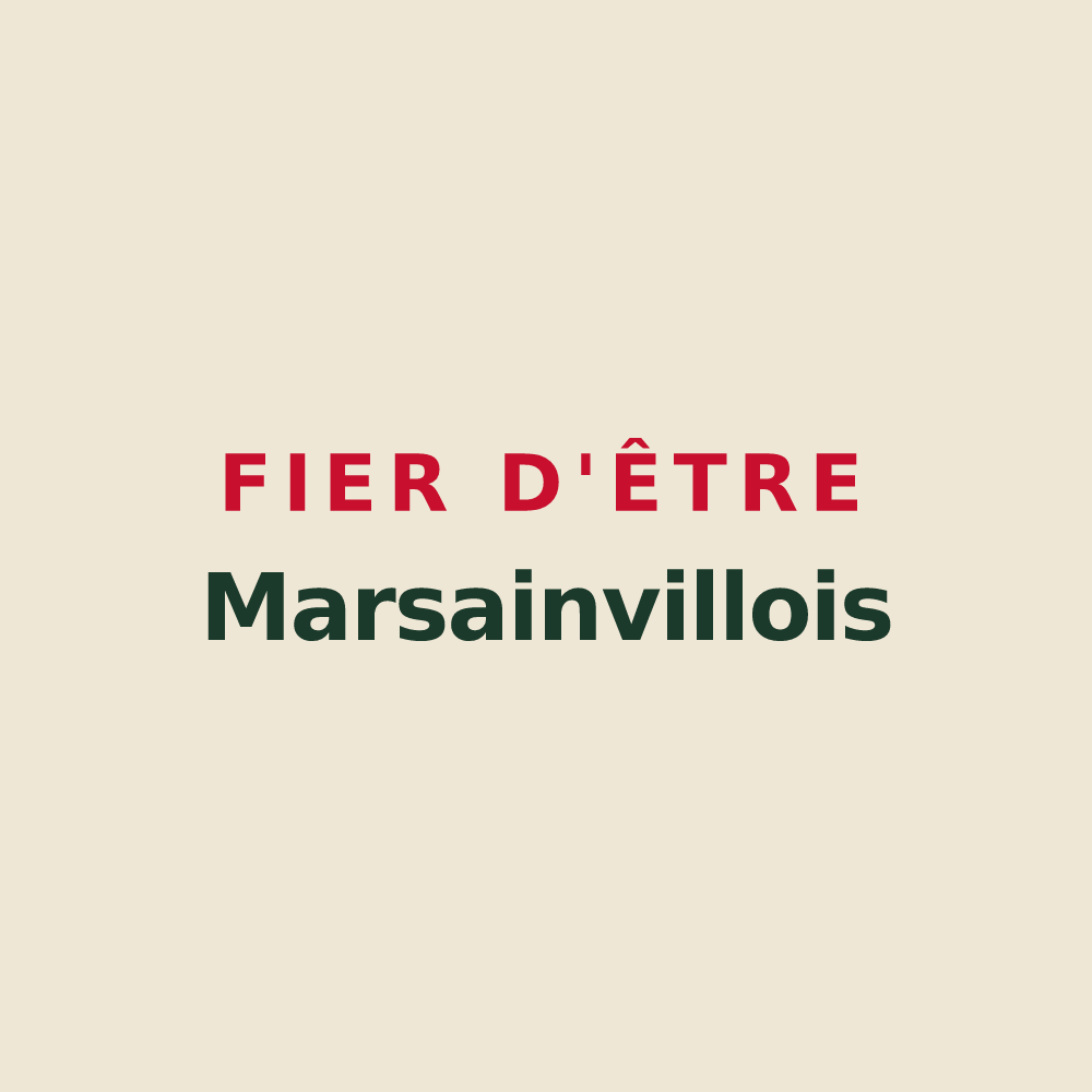 Tote bag « Fier d'être Marsainvillois » — design pour Marsainvilliers