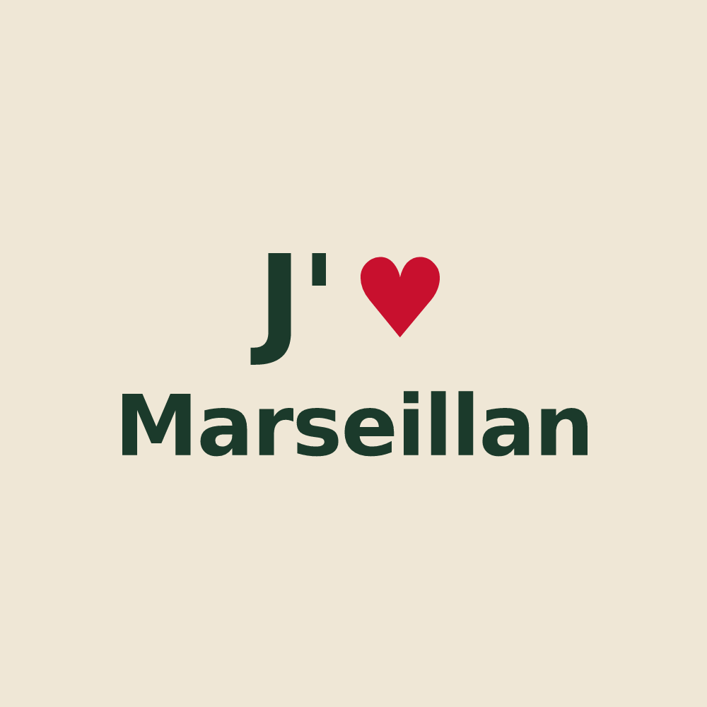 Tote bag personnalisé Marseillan — design J'aime Marseillan