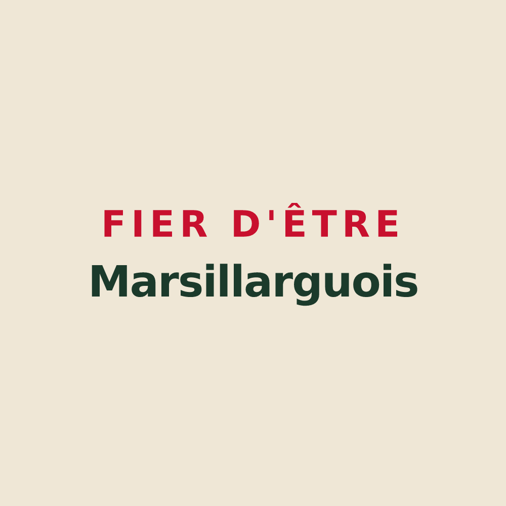 Tote bag « Fier d'être Marsillarguois » — design pour Marsillargues