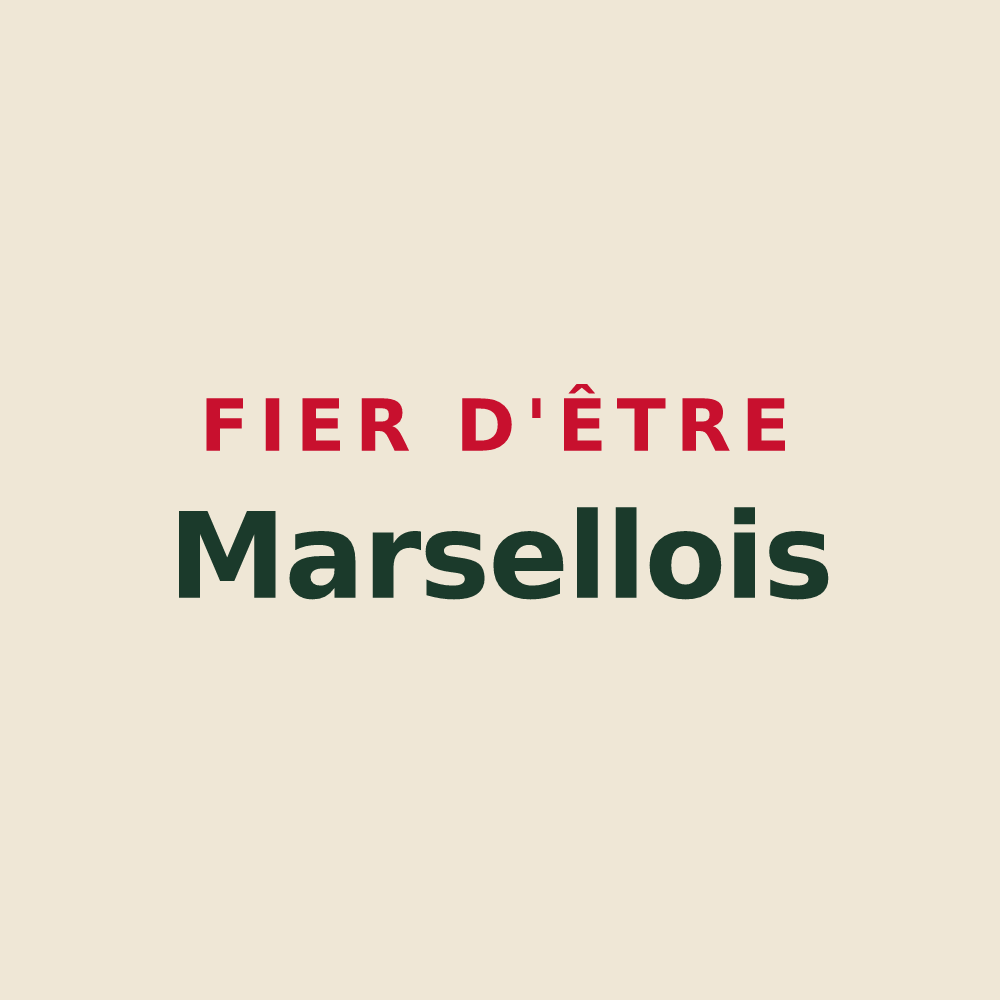 Tote bag « Fier d'être Marsellois » — design pour Marsilly