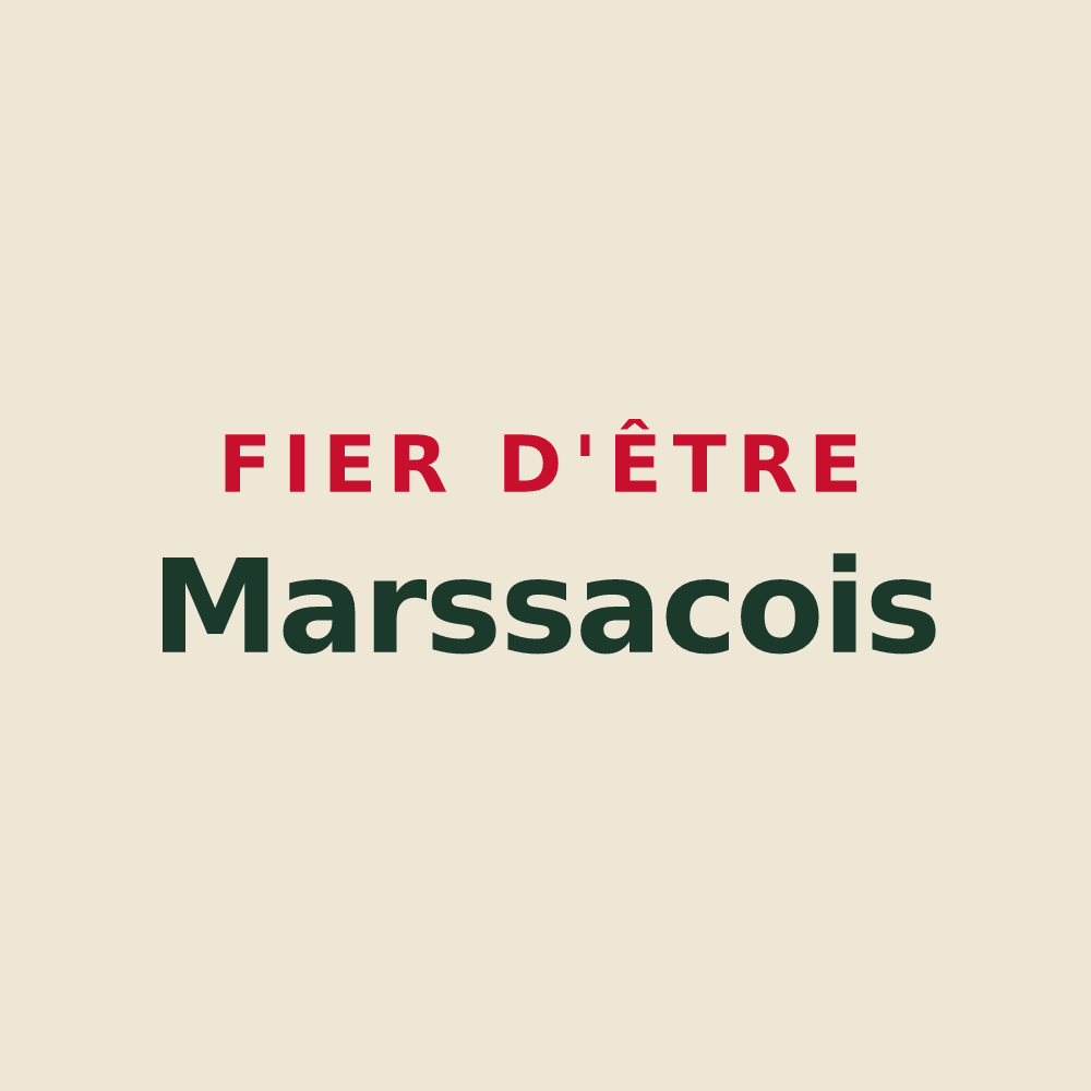 Tote bag « Fier d'être Marssacois » — design pour Marssac-sur-Tarn