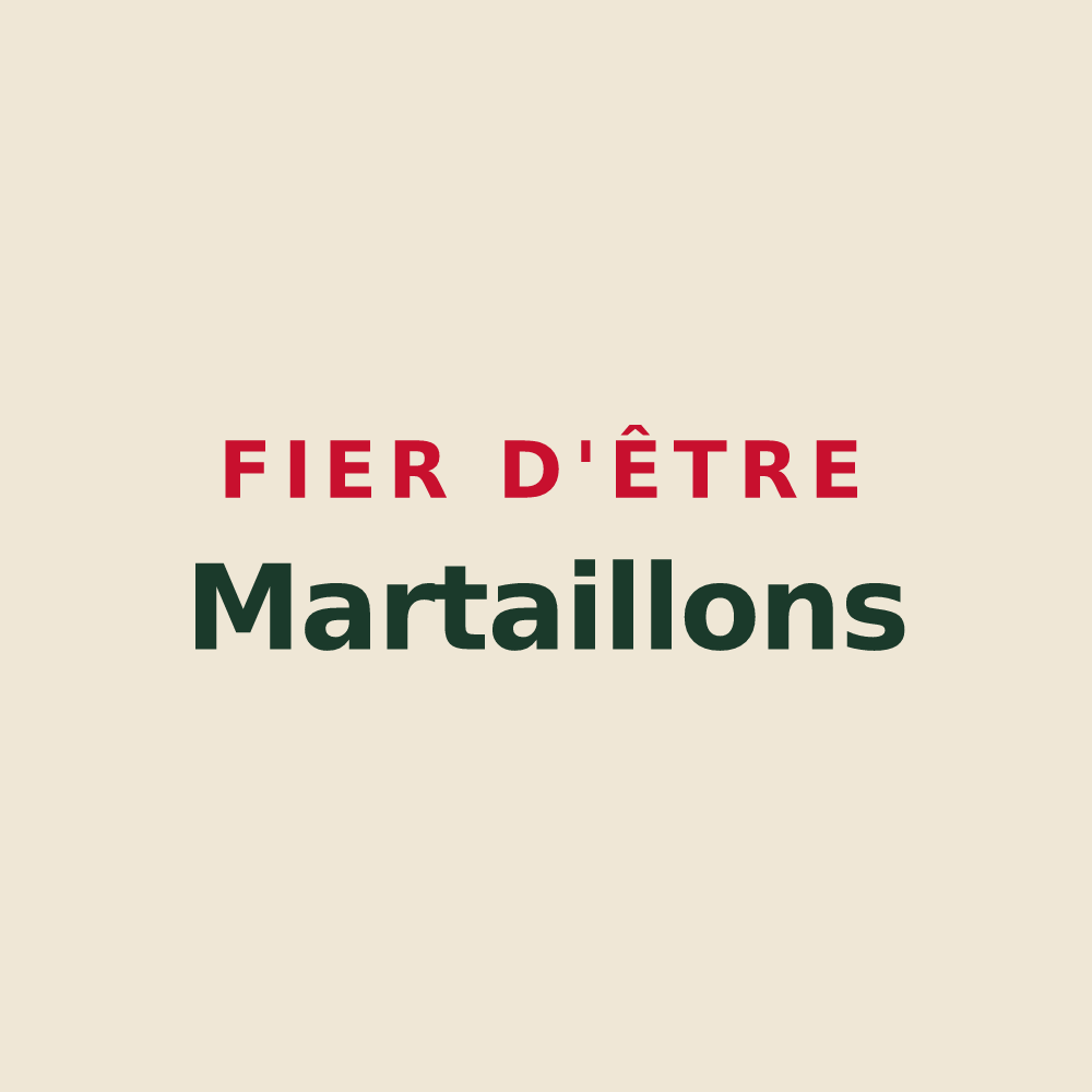 Tote bag « Fier d'être Martaillons » — design pour Martailly-lès-Brancion