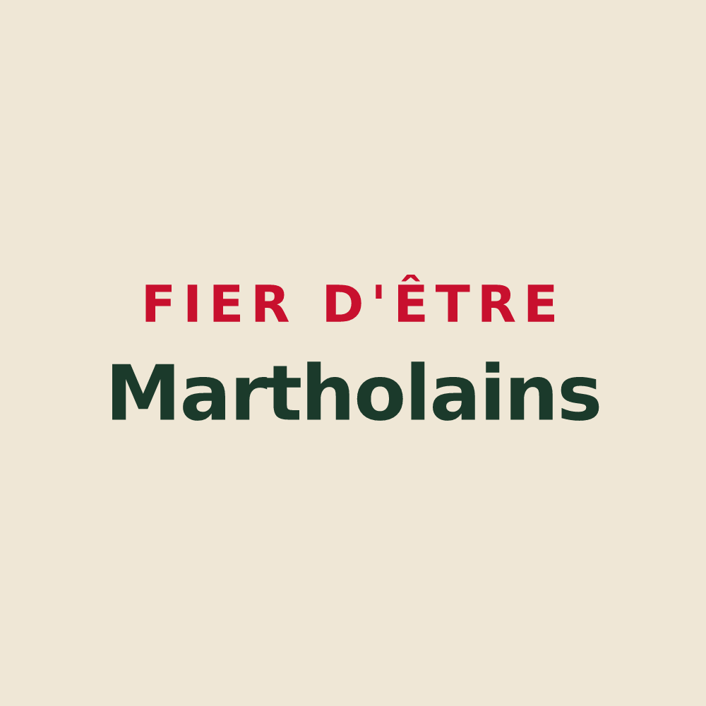 Tote bag « Fier d'être Martholains » — design pour Marthod