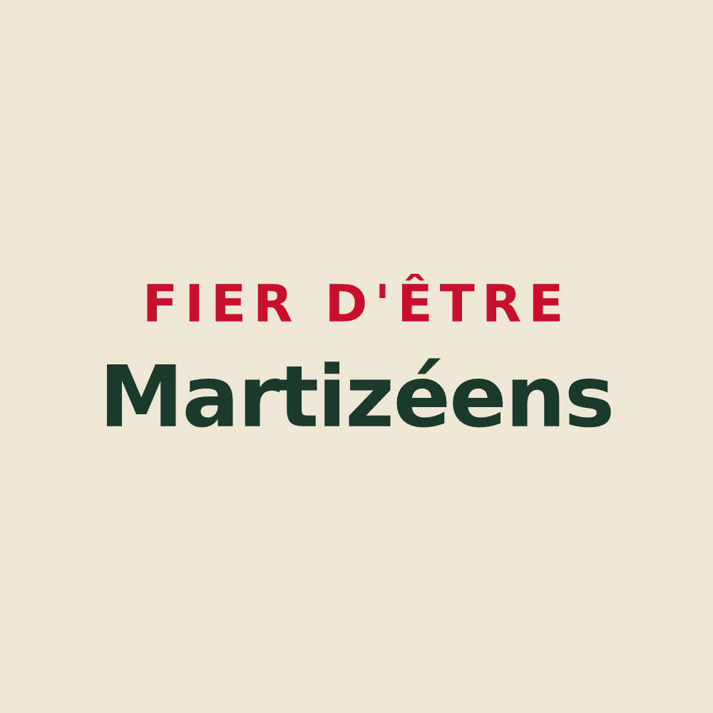Tote bag « Fier d'être Martizéens » — design pour Martizay