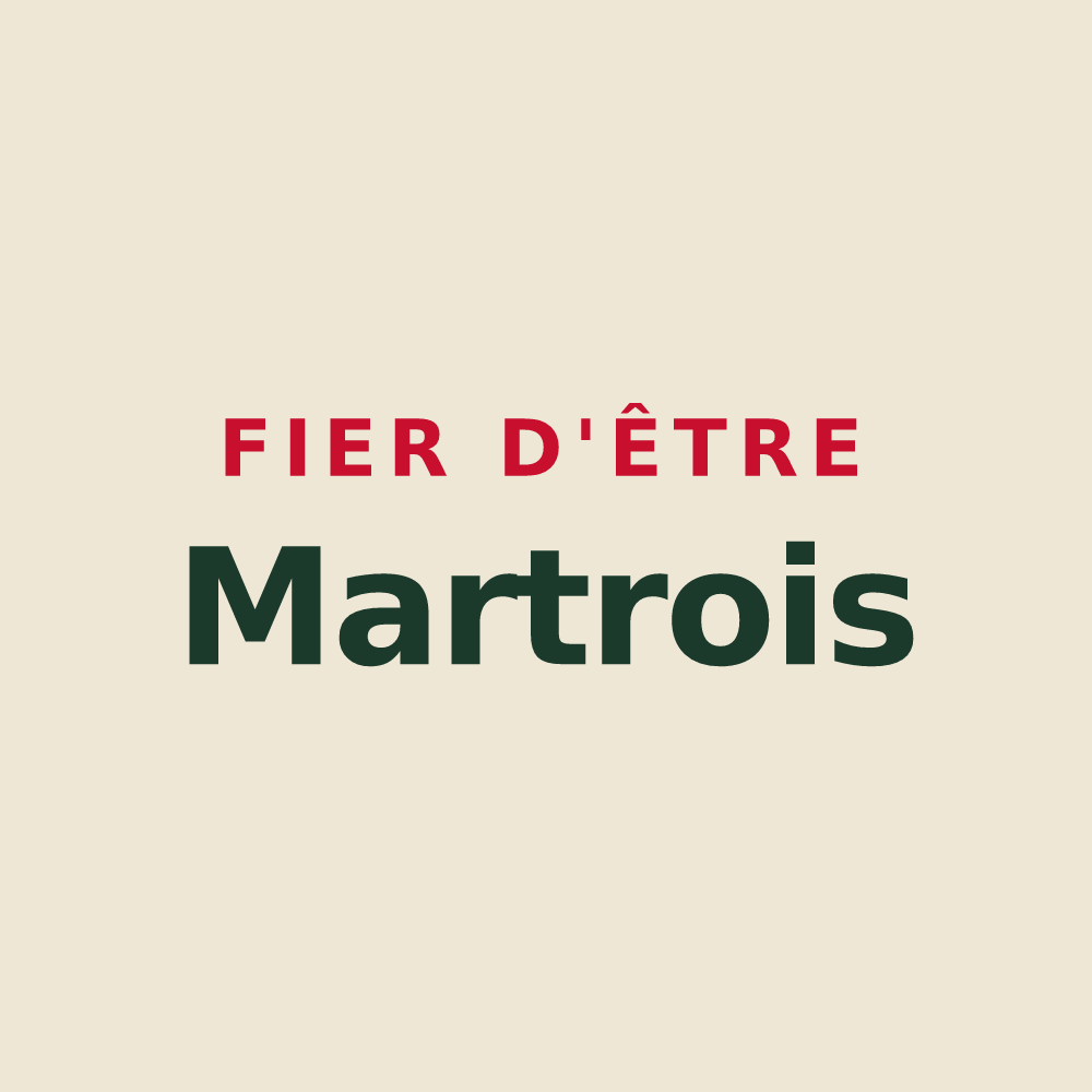 Tote bag « Fier d'être Martrois » — design pour Martres-de-Rivière