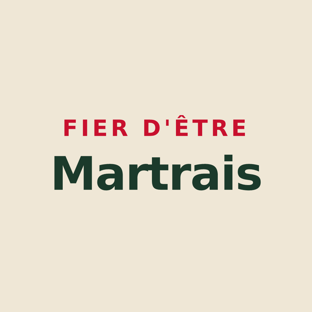 Tote bag « Fier d'être Martrais » — design pour Martres-Tolosane