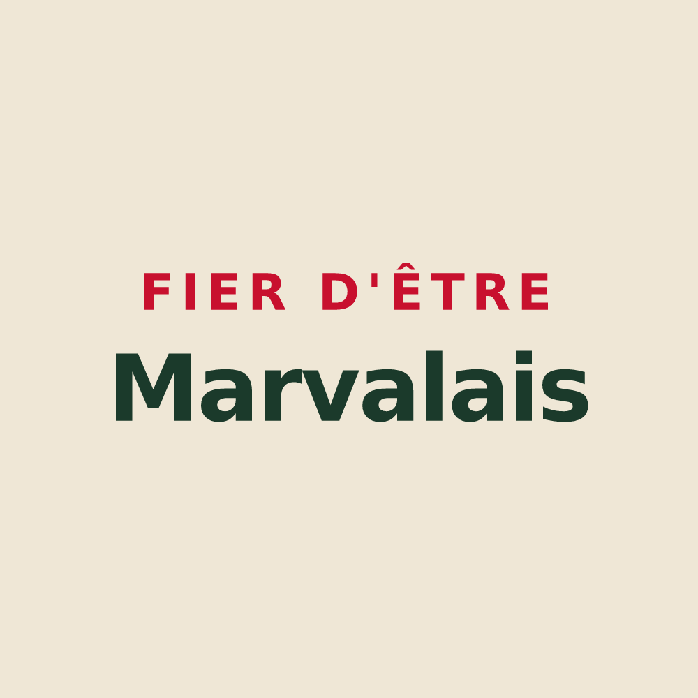 Tote bag « Fier d'être Marvalais » — design pour Marval