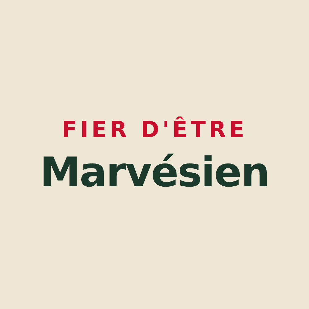 Tote bag « Fier d'être Marvésien » — design pour Marvaux-Vieux