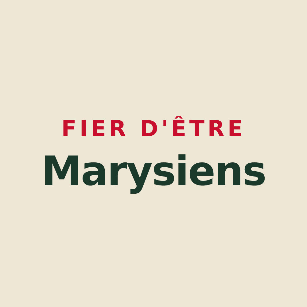 Tote bag « Fier d'être Marysiens » — design pour Mary-sur-Marne