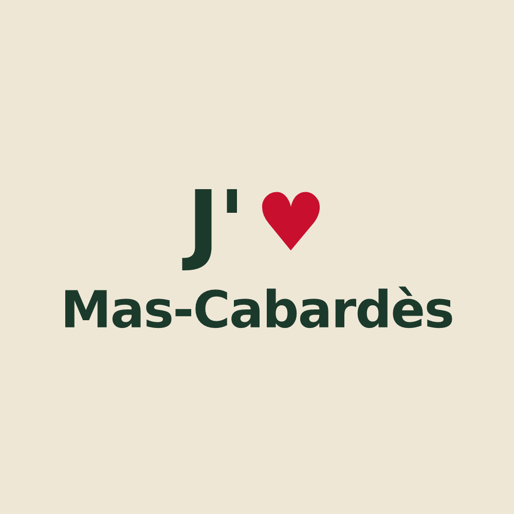 Tote bag personnalisé Mas-Cabardès — design J'aime Mas-Cabardès
