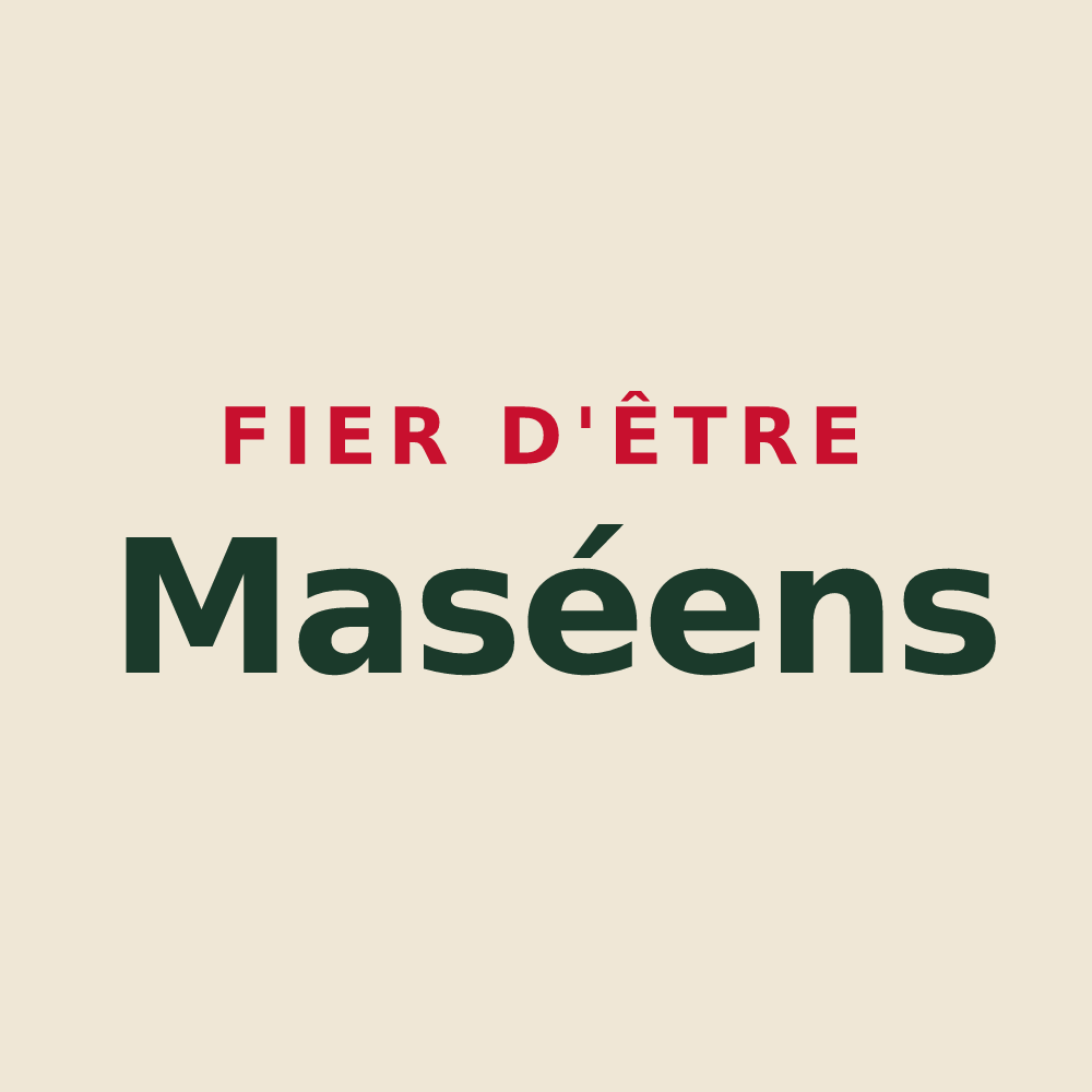 Tote bag « Fier d'être Maséens » — design pour Mas-Grenier