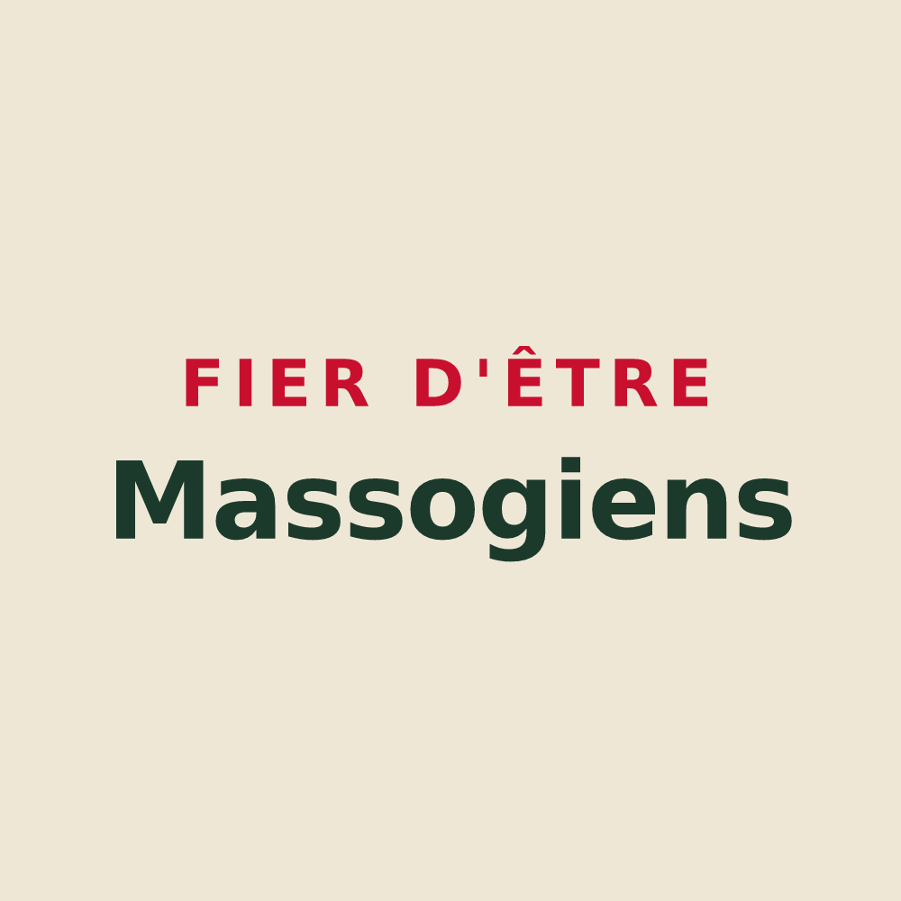 Tote bag « Fier d'être Massogiens » — design pour Mas-Saintes-Puelles