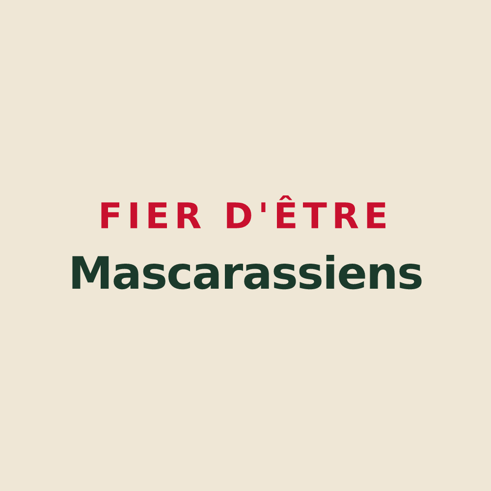 Tote bag « Fier d'être Mascarassiens » — design pour Mascaras