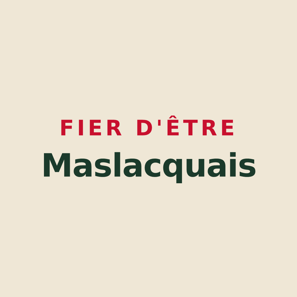 Tote bag « Fier d'être Maslacquais » — design pour Maslacq
