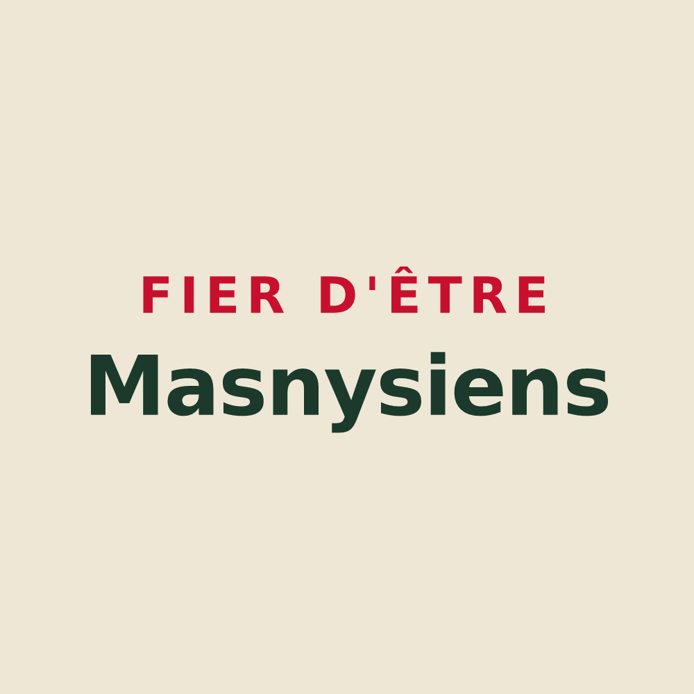 Tote bag « Fier d'être Masnysiens » — design pour Masny