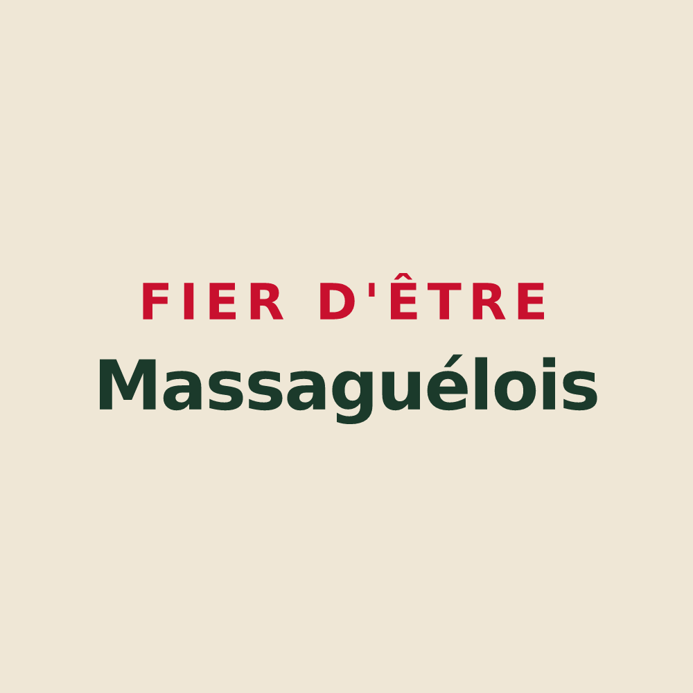 Tote bag « Fier d'être Massaguélois » — design pour Massaguel