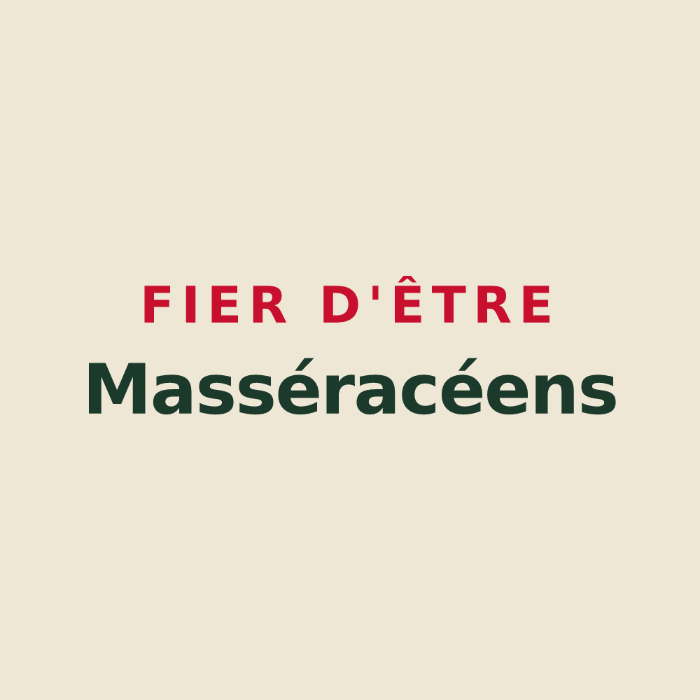 Tote bag « Fier d'être Masséracéens » — design pour Massérac