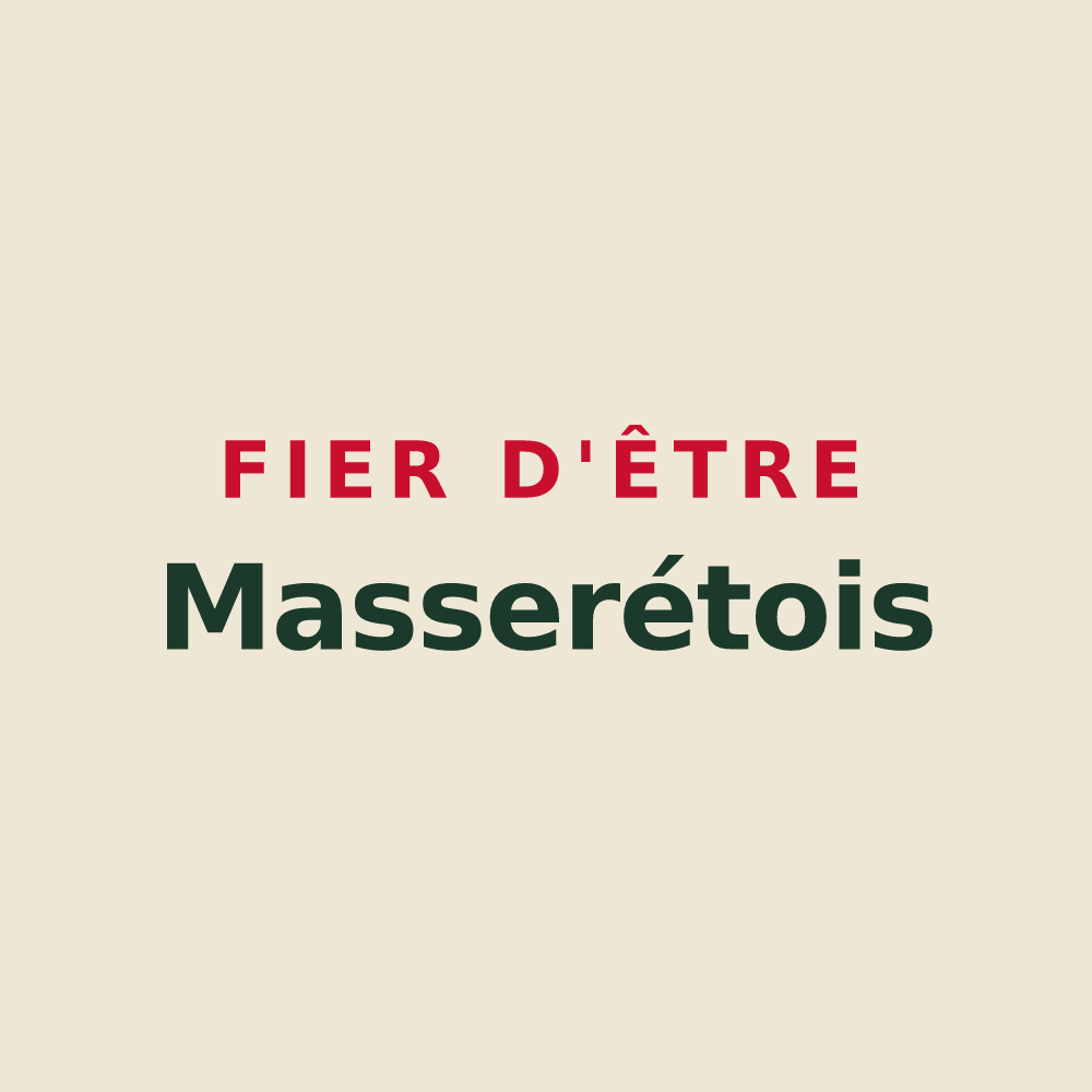 Tote bag « Fier d'être Masserétois » — design pour Masseret