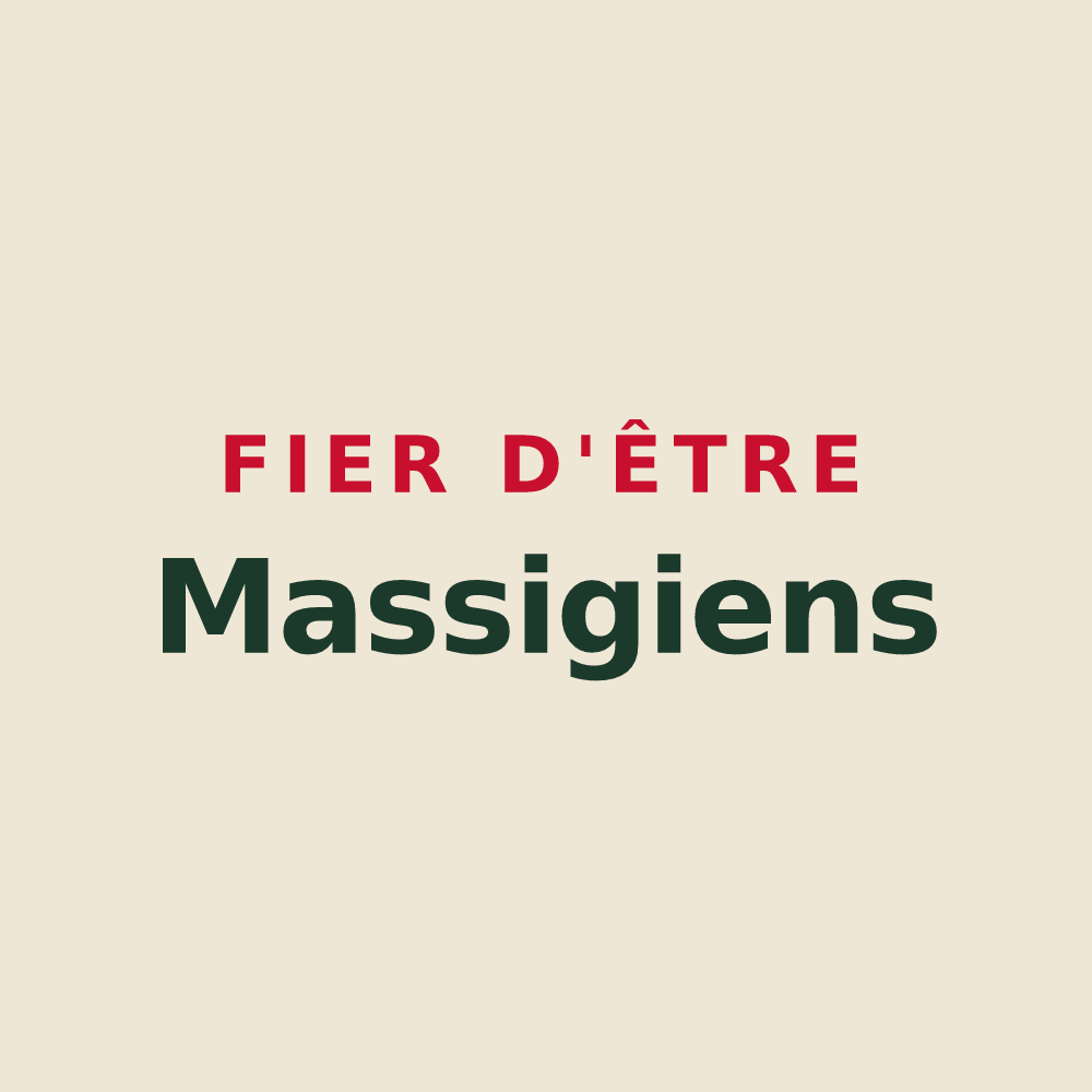 Tote bag « Fier d'être Massigiens » — design pour Massiges