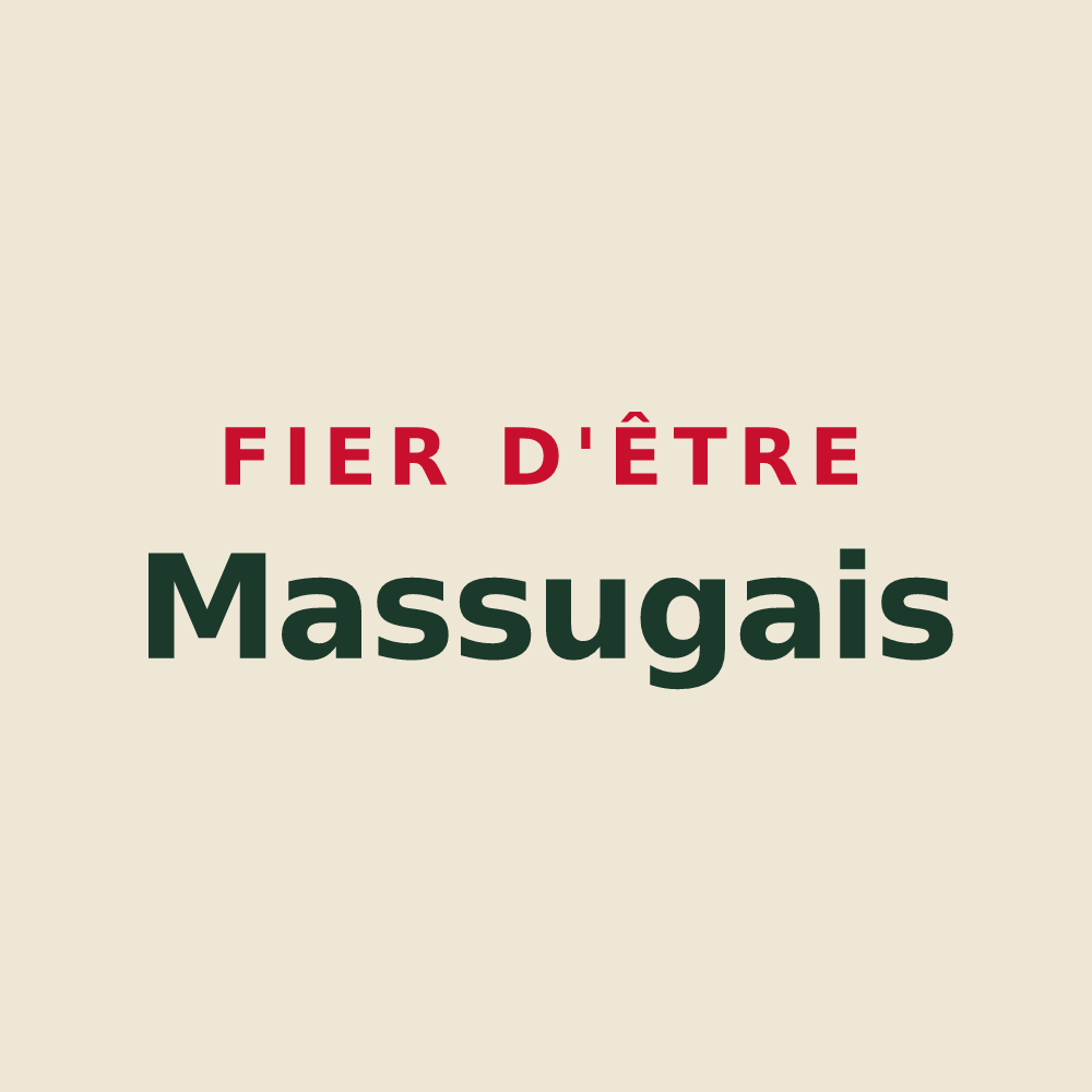 Tote bag « Fier d'être Massugais » — design pour Massugas