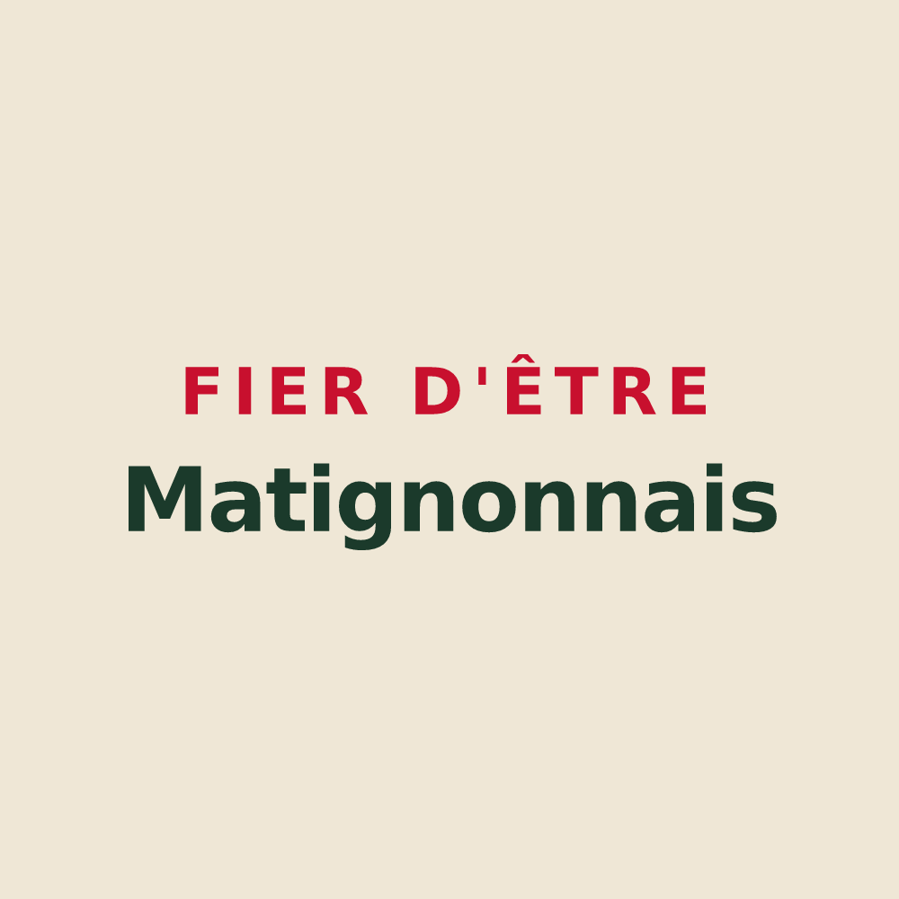 Tote bag « Fier d'être Matignonnais » — design pour Matignon