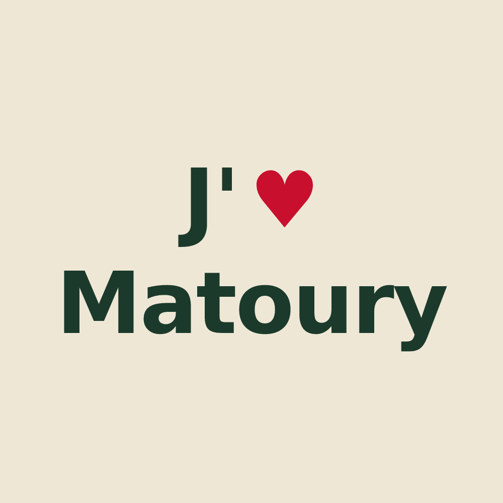 Tote bag personnalisé Matoury — design J'aime Matoury
