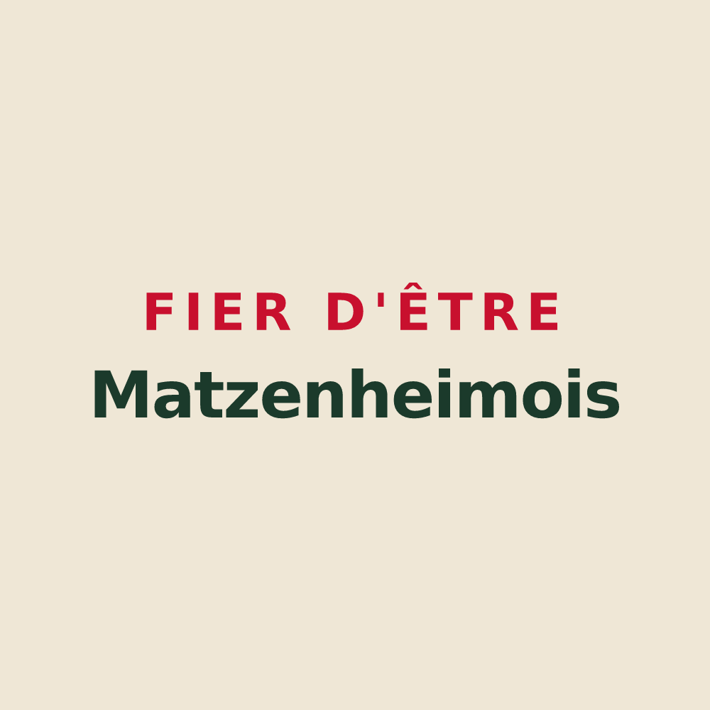 Tote bag « Fier d'être Matzenheimois » — design pour Matzenheim