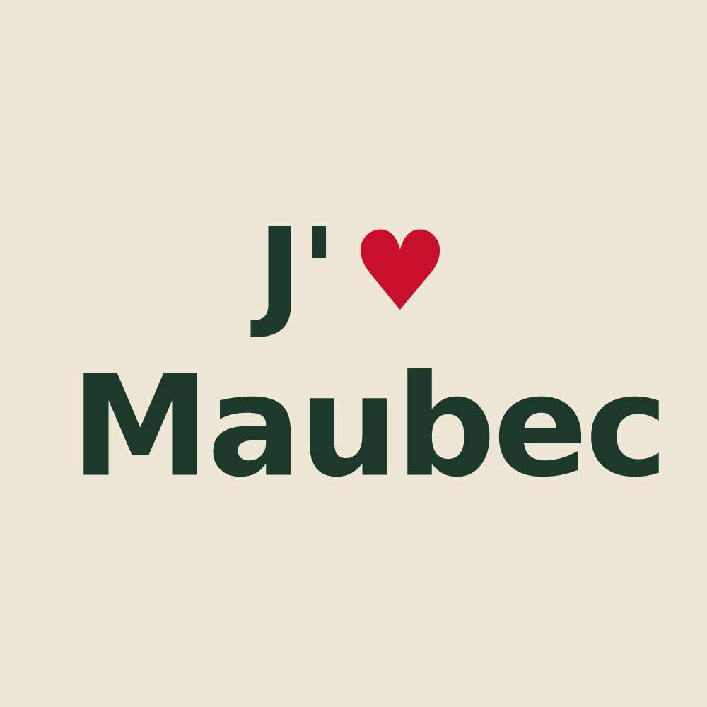 Tote bag personnalisé Maubec — design J'aime Maubec