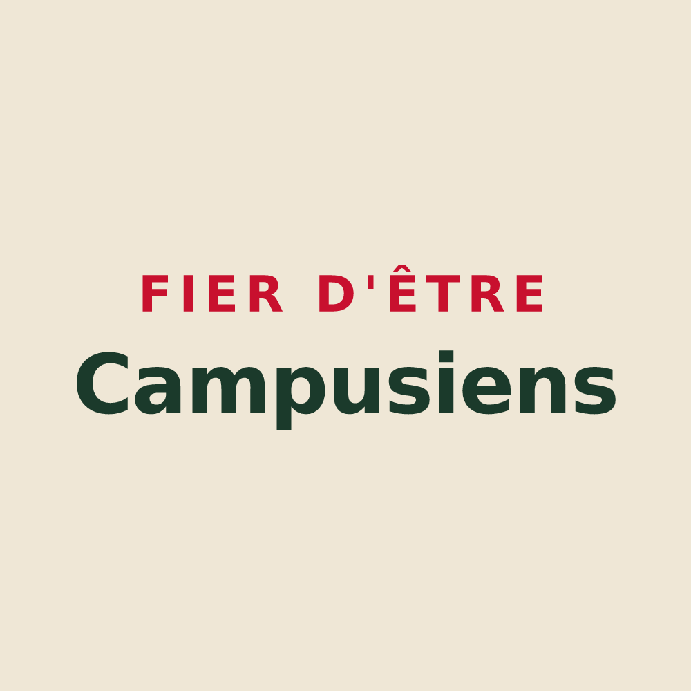 Tote bag « Fier d'être Campusiens » — design pour Mauchamps