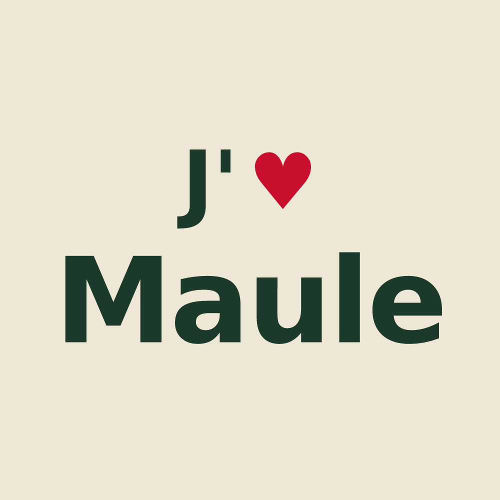 Tote bag personnalisé Maule — design J'aime Maule