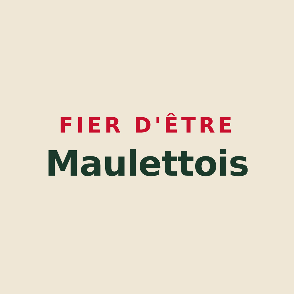 Tote bag « Fier d'être Maulettois » — design pour Maulette