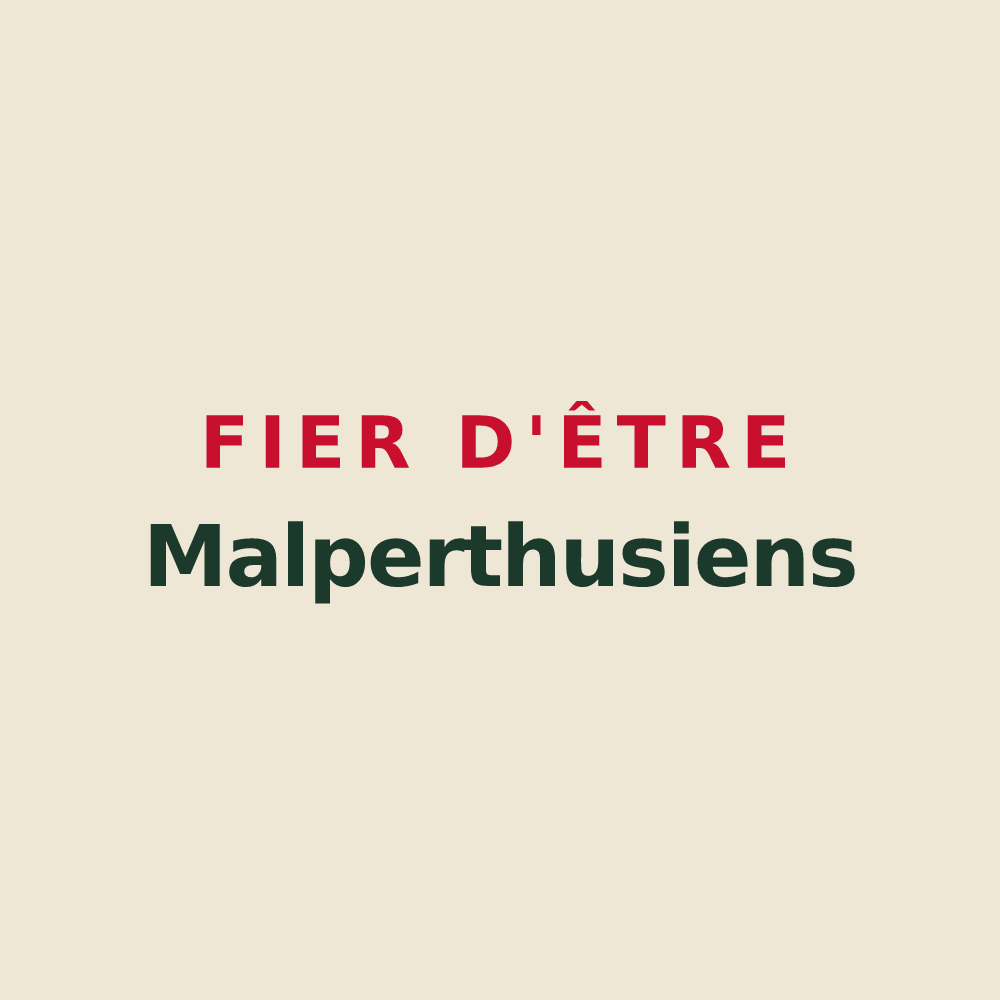 Tote bag « Fier d'être Malperthusiens » — design pour Mauperthuis