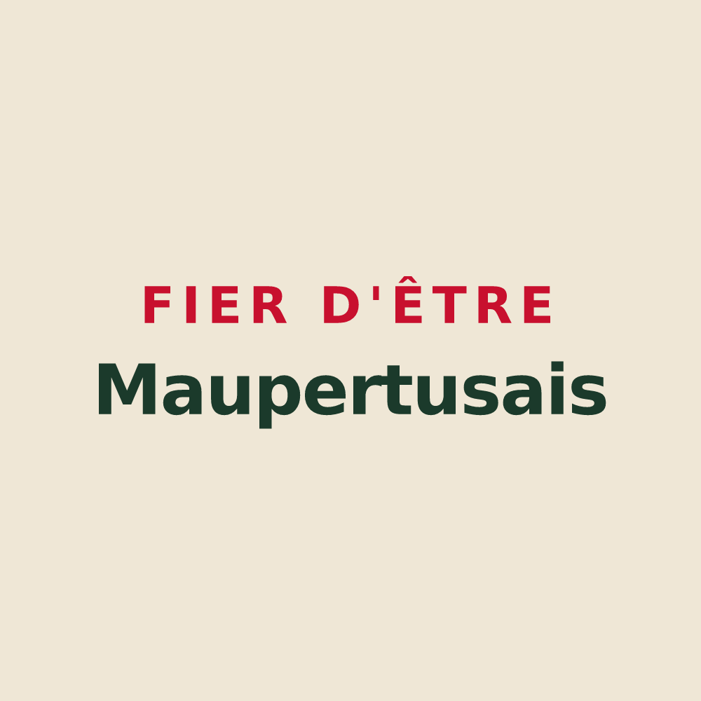 Tote bag « Fier d'être Maupertusais » — design pour Maupertus-sur-Mer