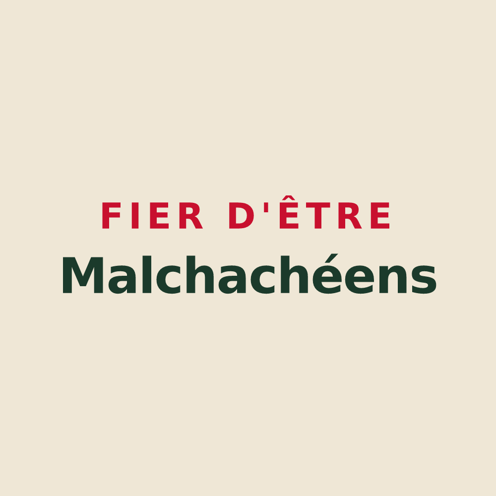 Tote bag « Fier d'être Malchachéens » — design pour Mauquenchy