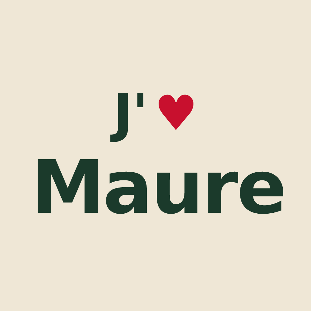 Tote bag personnalisé Maure — design J'aime Maure