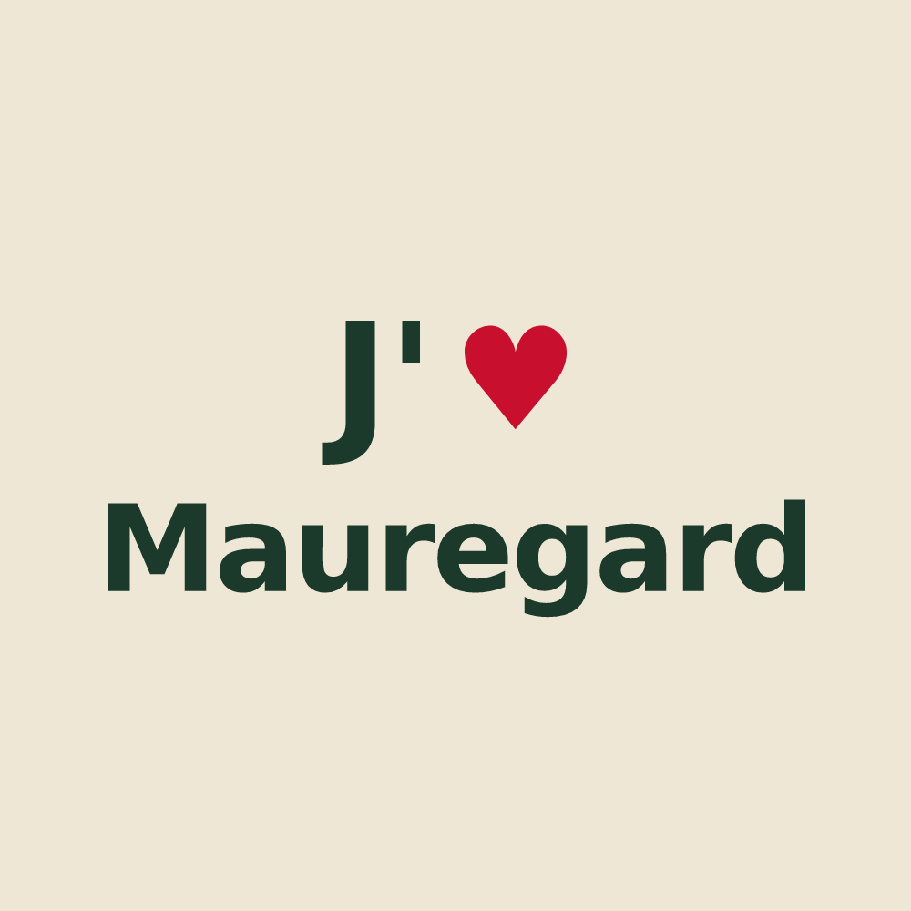 Tote bag personnalisé Mauregard — design J'aime Mauregard