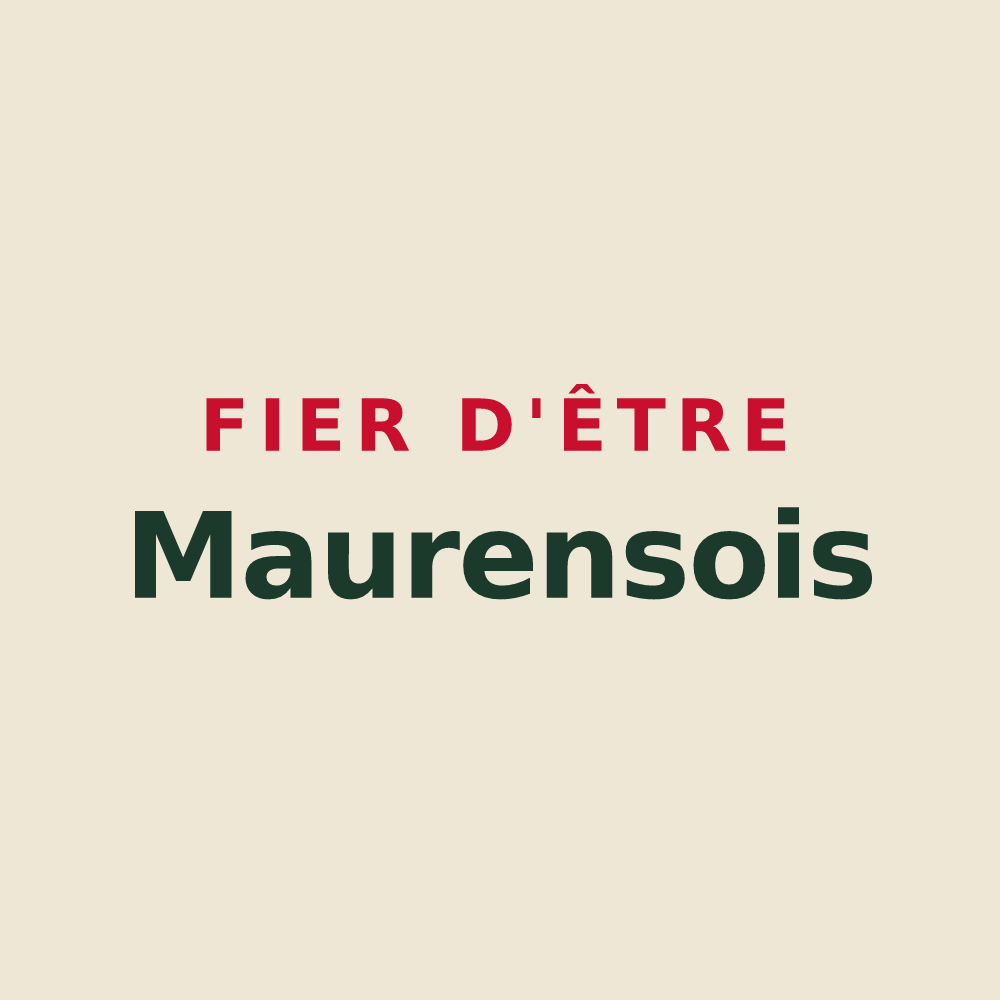 Tote bag « Fier d'être Maurensois » — design pour Maurens-Scopont
