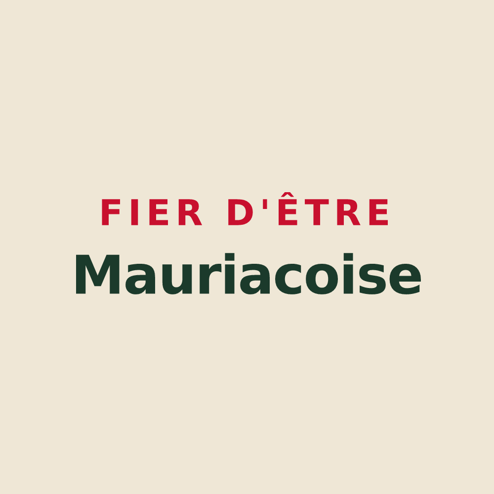 Tote bag « Fier d'être Mauriacoise » — design pour Mauriac