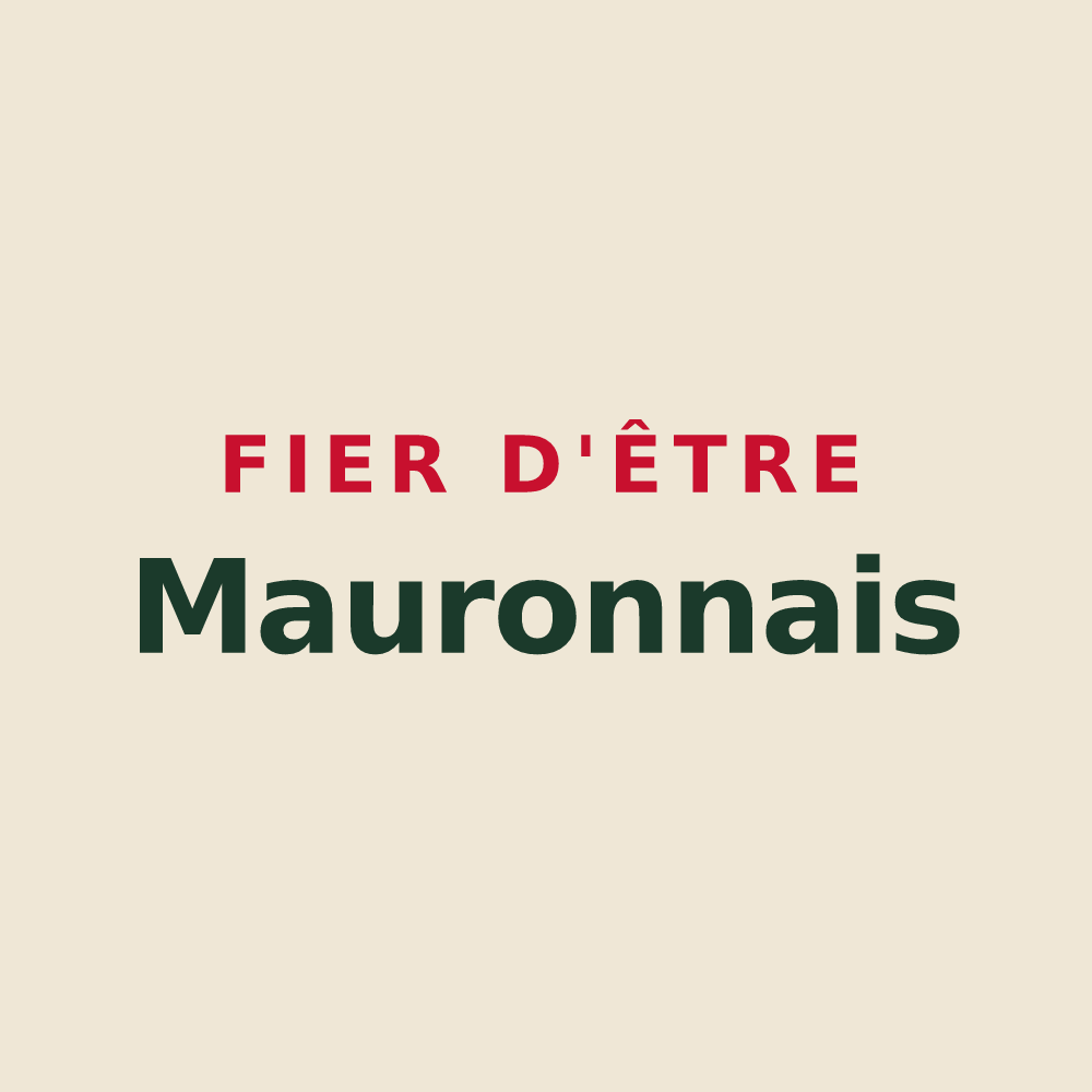 Tote bag « Fier d'être Mauronnais » — design pour Mauron