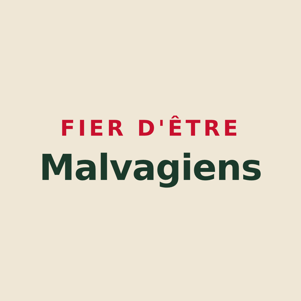 Tote bag « Fier d'être Malvagiens » — design pour Mauvages