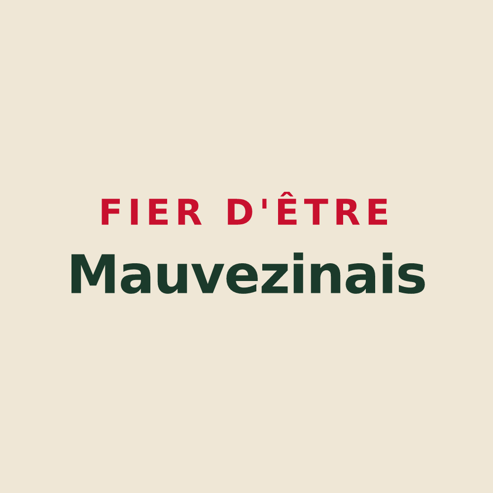 Tote bag « Fier d'être Mauvezinais » — design pour Mauvezin