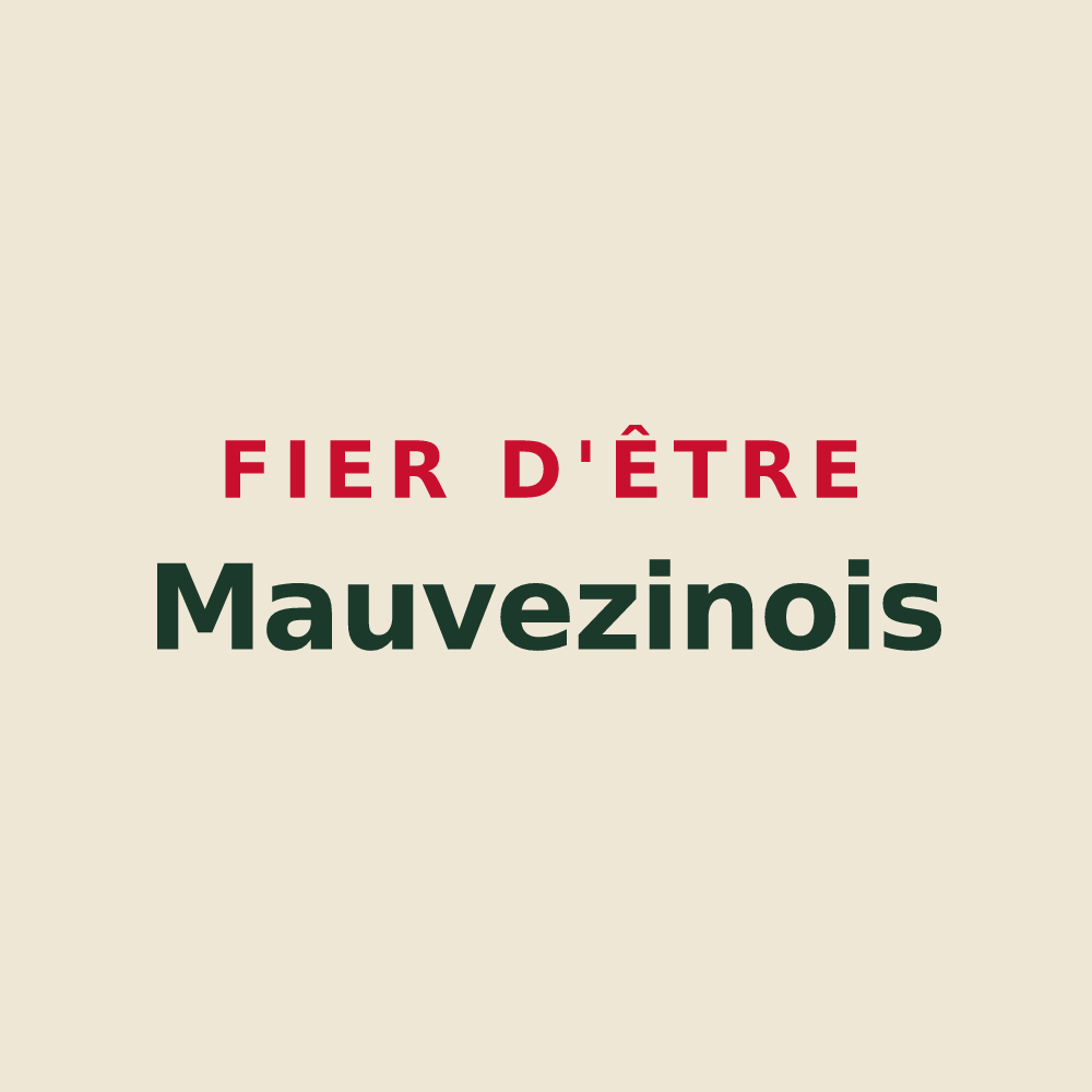 Tote bag « Fier d'être Mauvezinois » — design pour Mauvezin-d'Armagnac