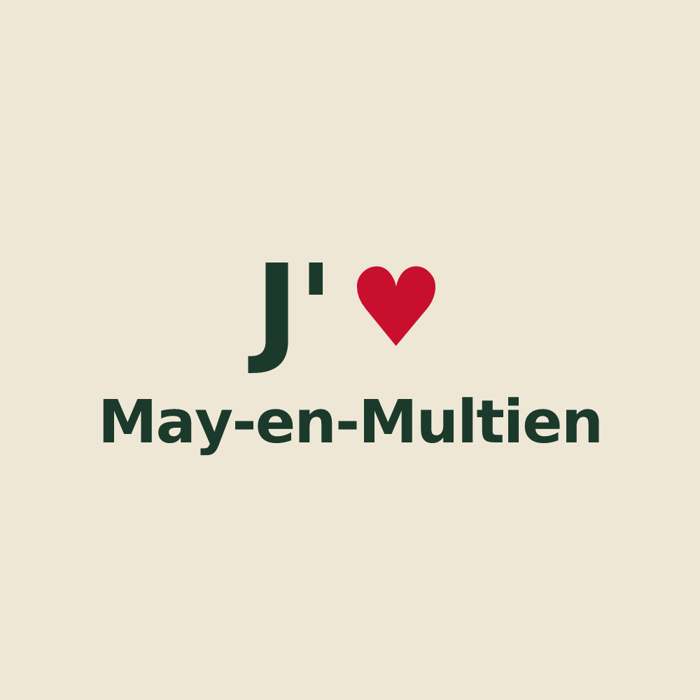 Tote bag personnalisé May-en-Multien — design J'aime May-en-Multien