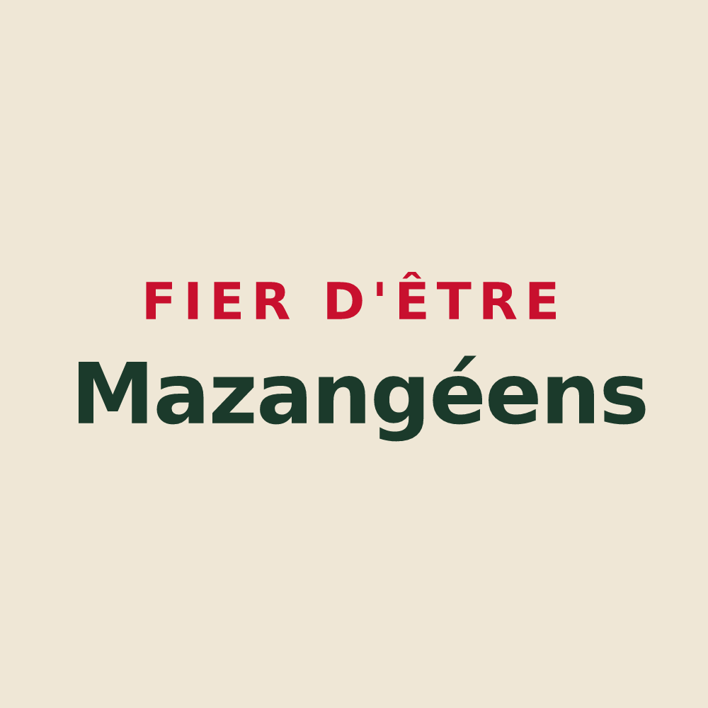 Tote bag « Fier d'être Mazangéens » — design pour Mazangé