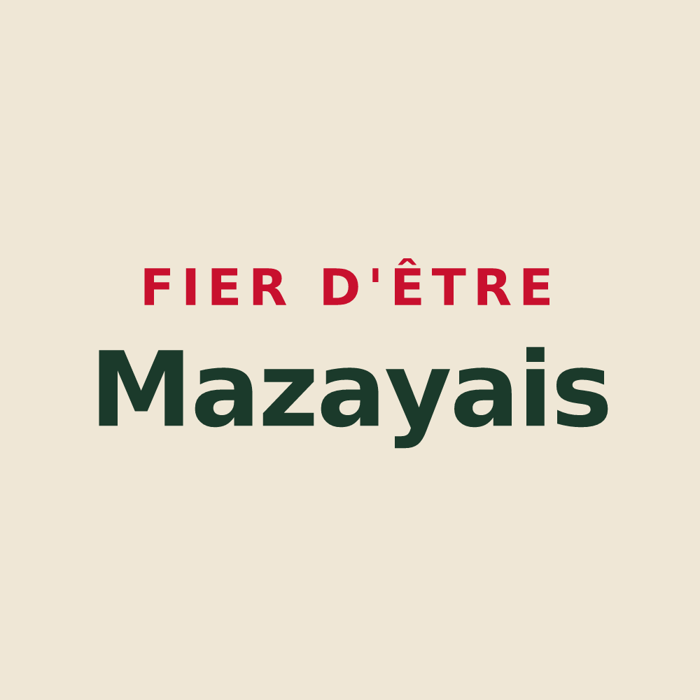 Tote bag « Fier d'être Mazayais » — design pour Mazaye