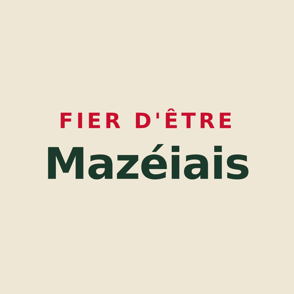 Tote bag « Fier d'être Mazéiais » — design pour Mazé-Milon